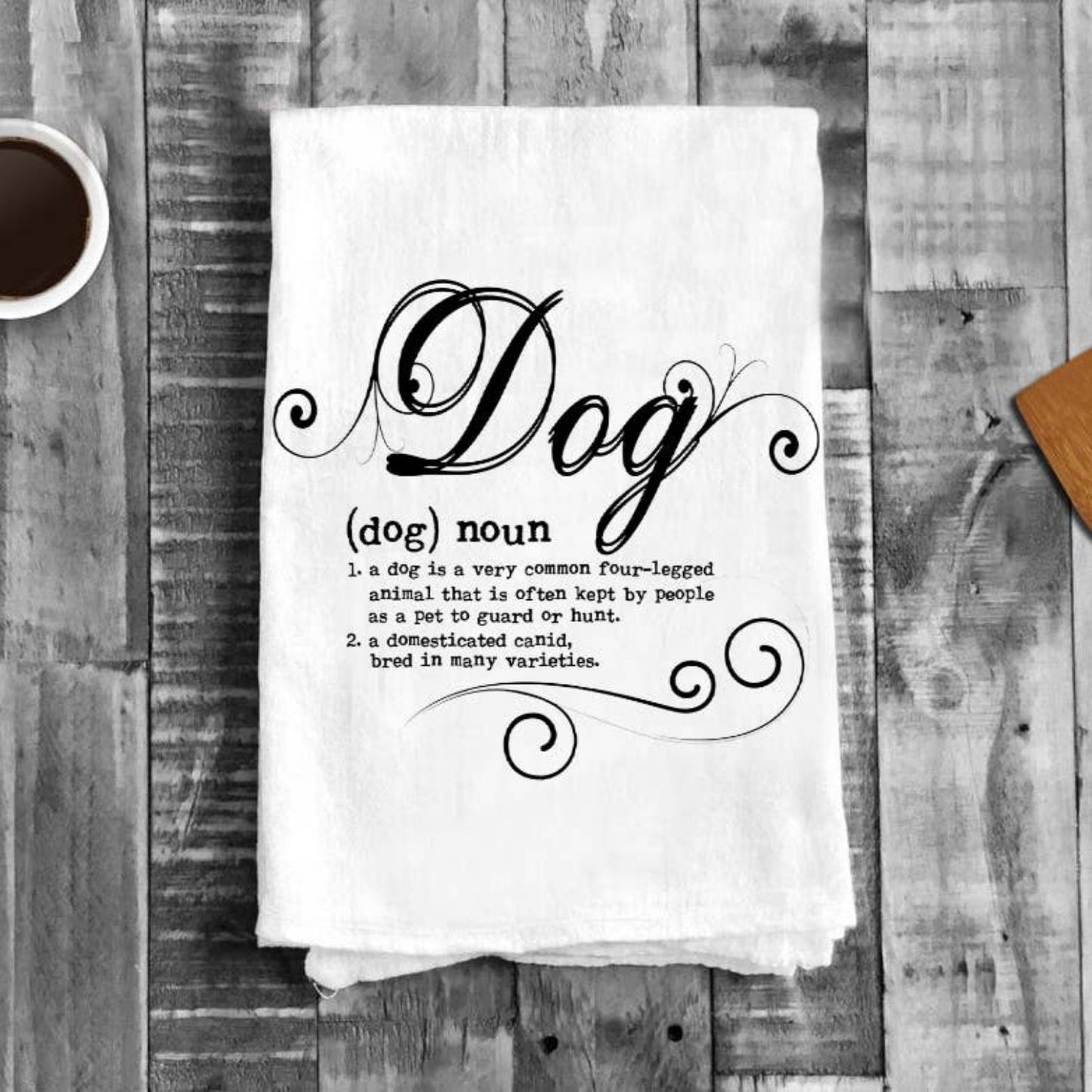 Vintage Victorian French, Dog Definition, Cotton Tea Towels