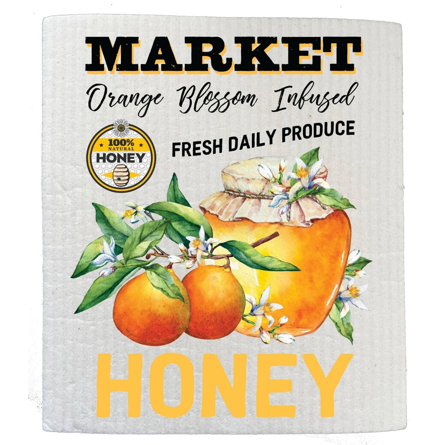 Farmers Orange Blossom Honey Kitchen SWEDISH DISH CLOTHS