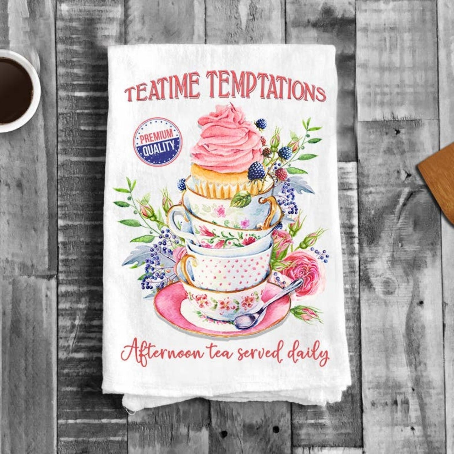 Victorian Tea Time Temptations Kitchen Cotton Tea Towels