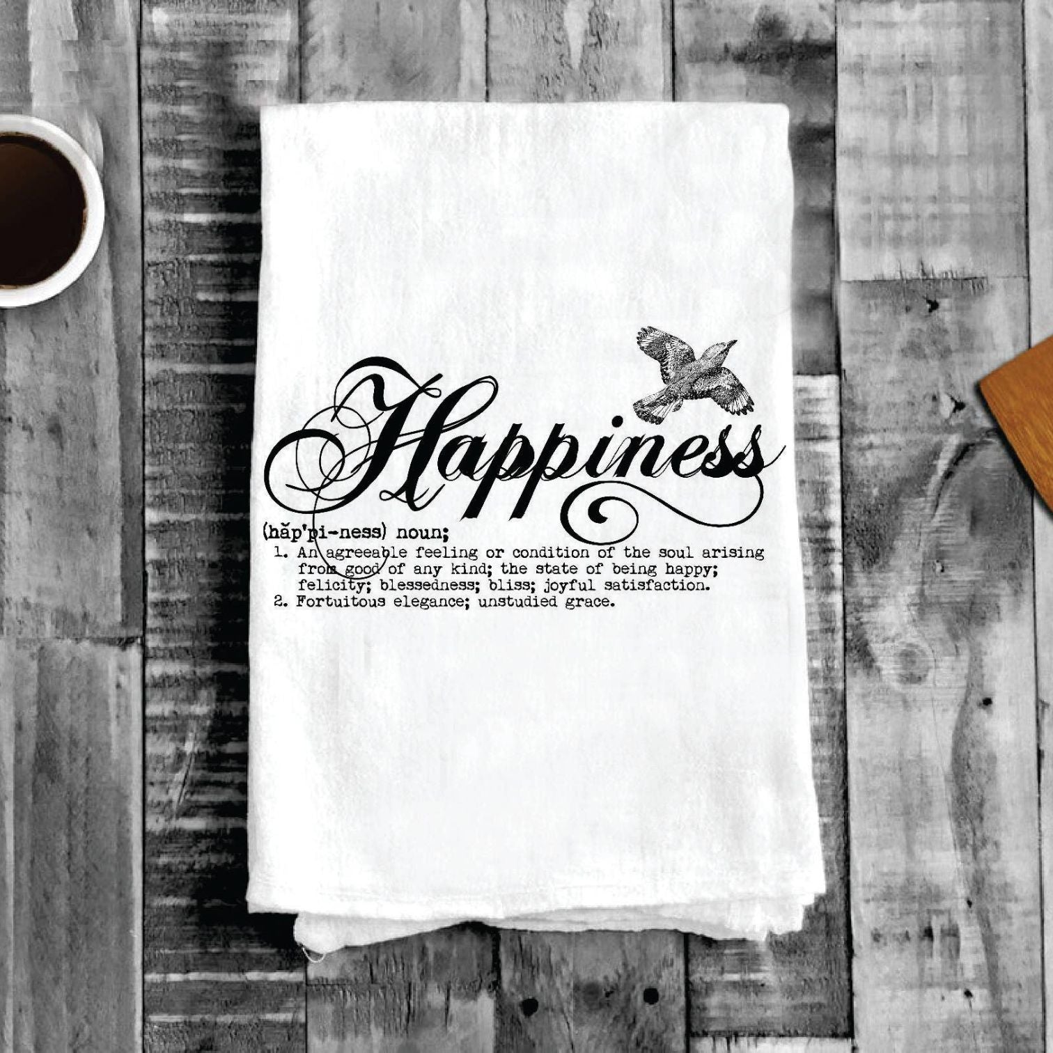 Happiness Definition, Cotton Tea Towels