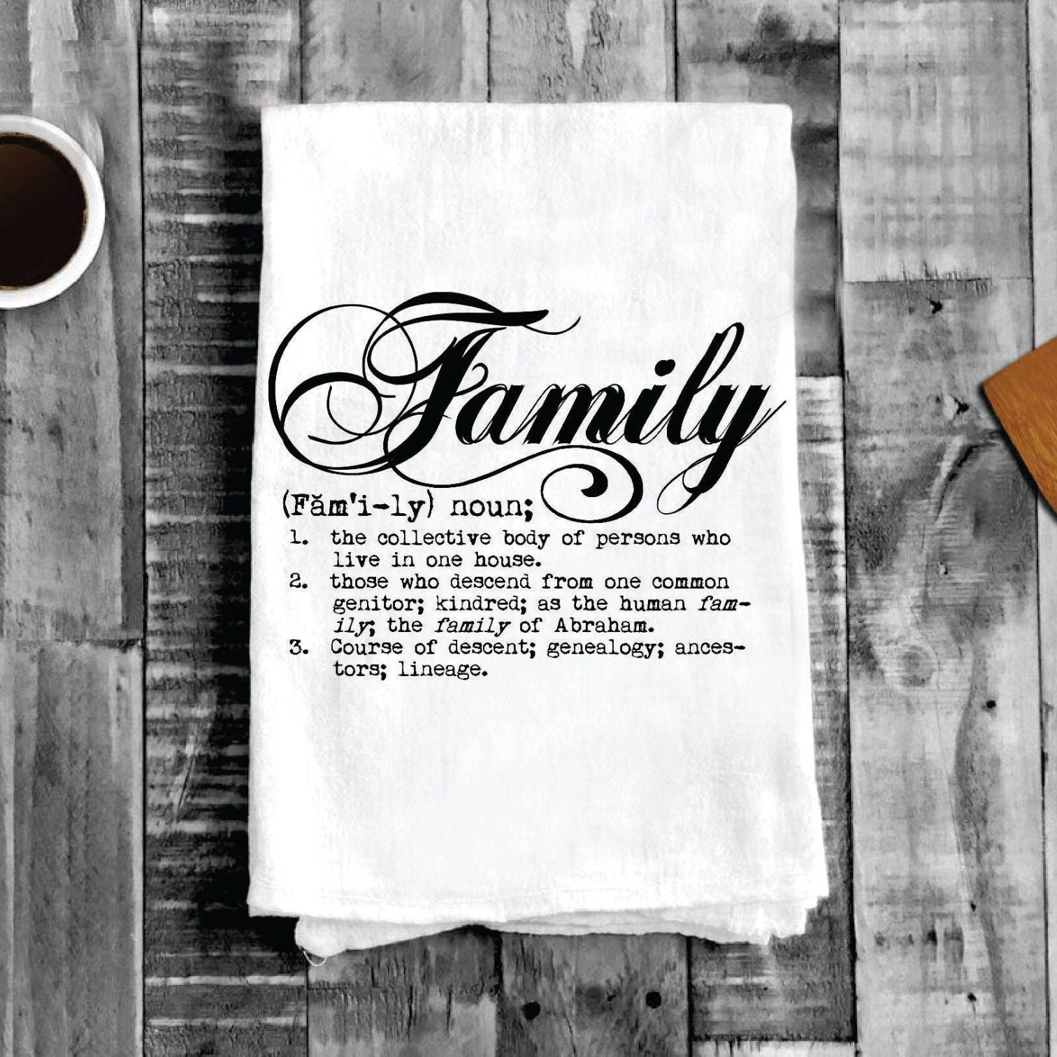 Family Definition, Cotton Tea Towels