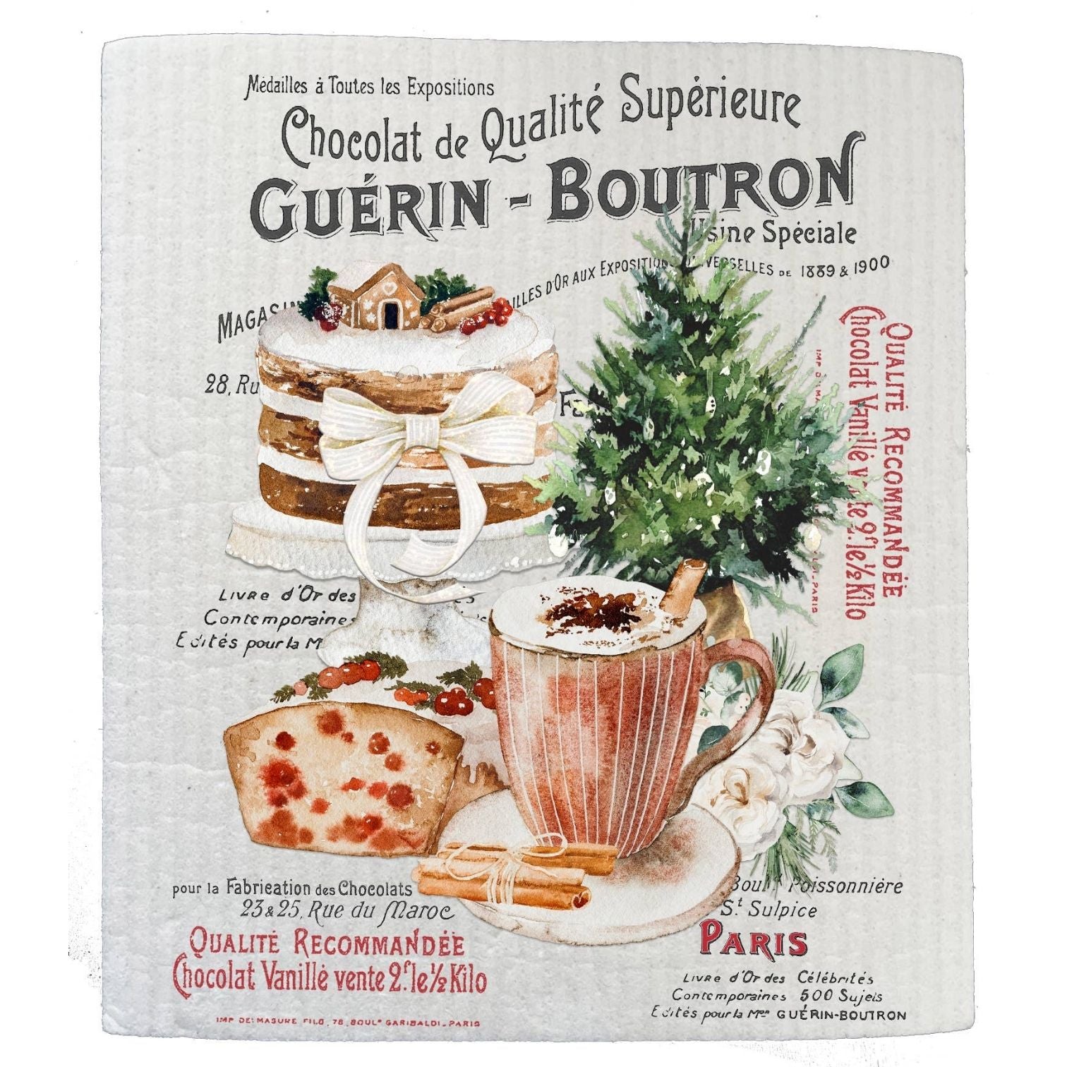 French Christmas Cookies Patries SWEDISH DISH CLOTH