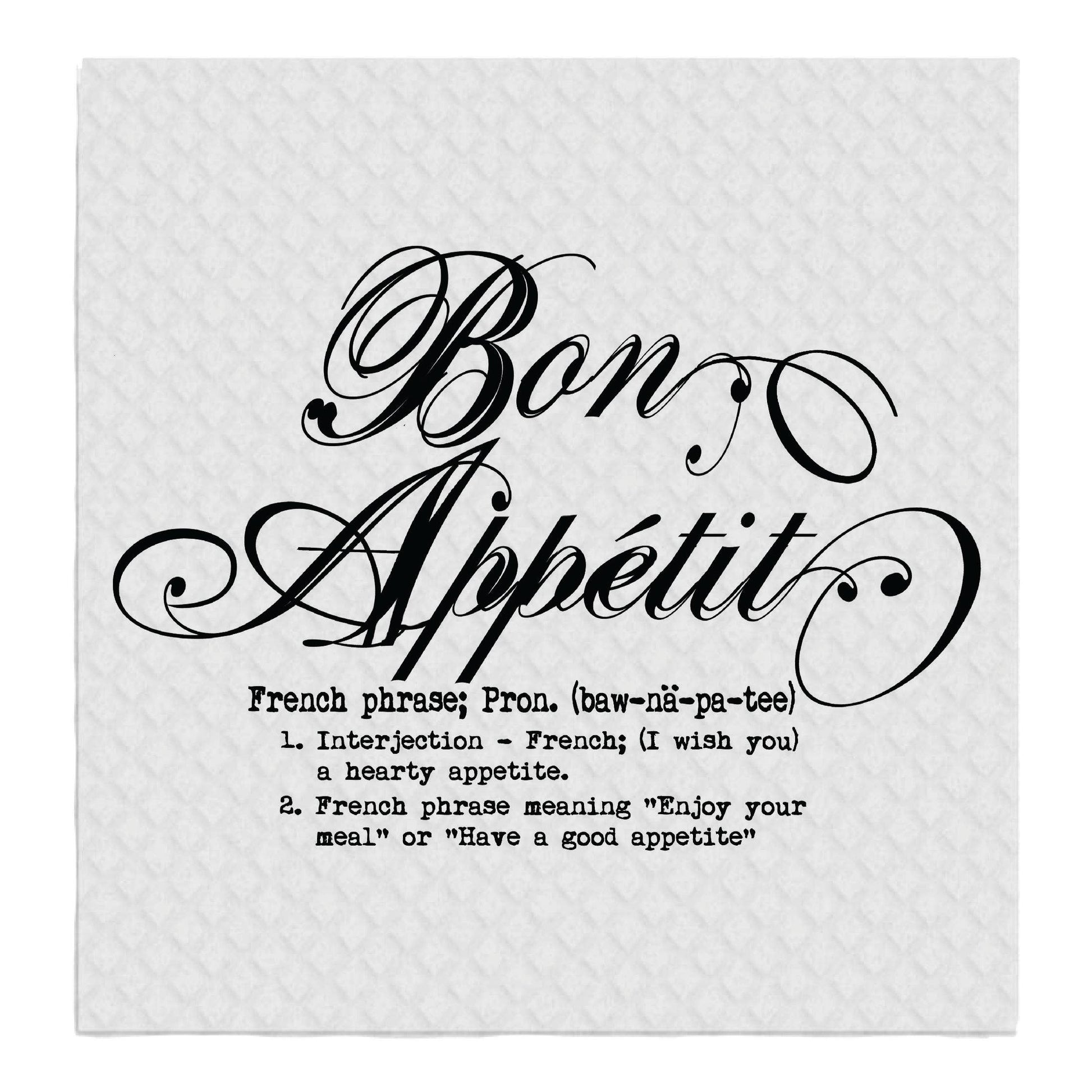 Bon Appetit Definition, SWEDISH DISH CLOTHS