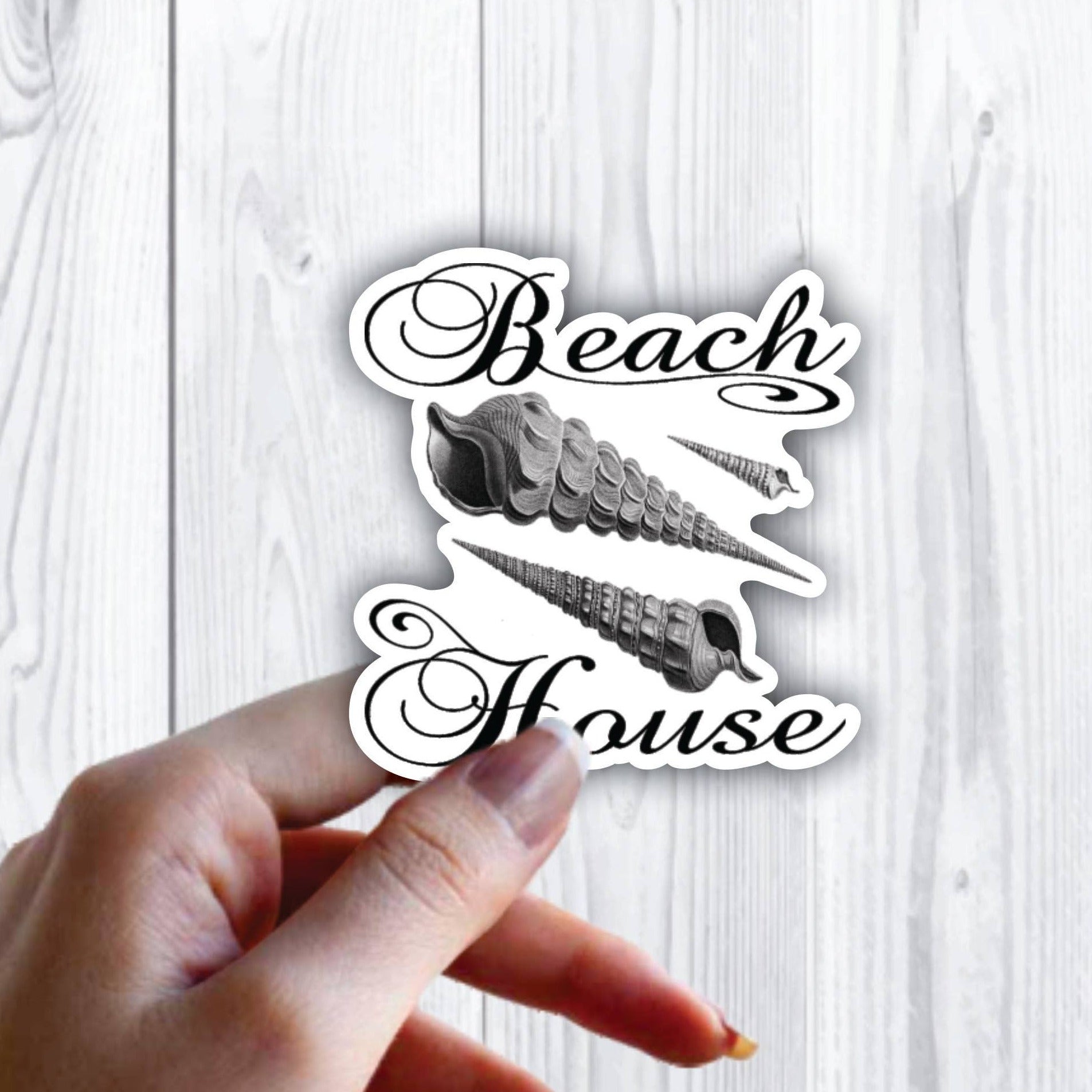 Beach House Sea Shells Sticker
