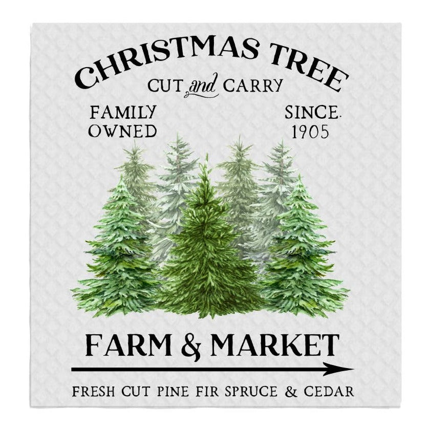 Christmas Tree Farm & Market SWEDISH DISH CLOTHS Kitchen