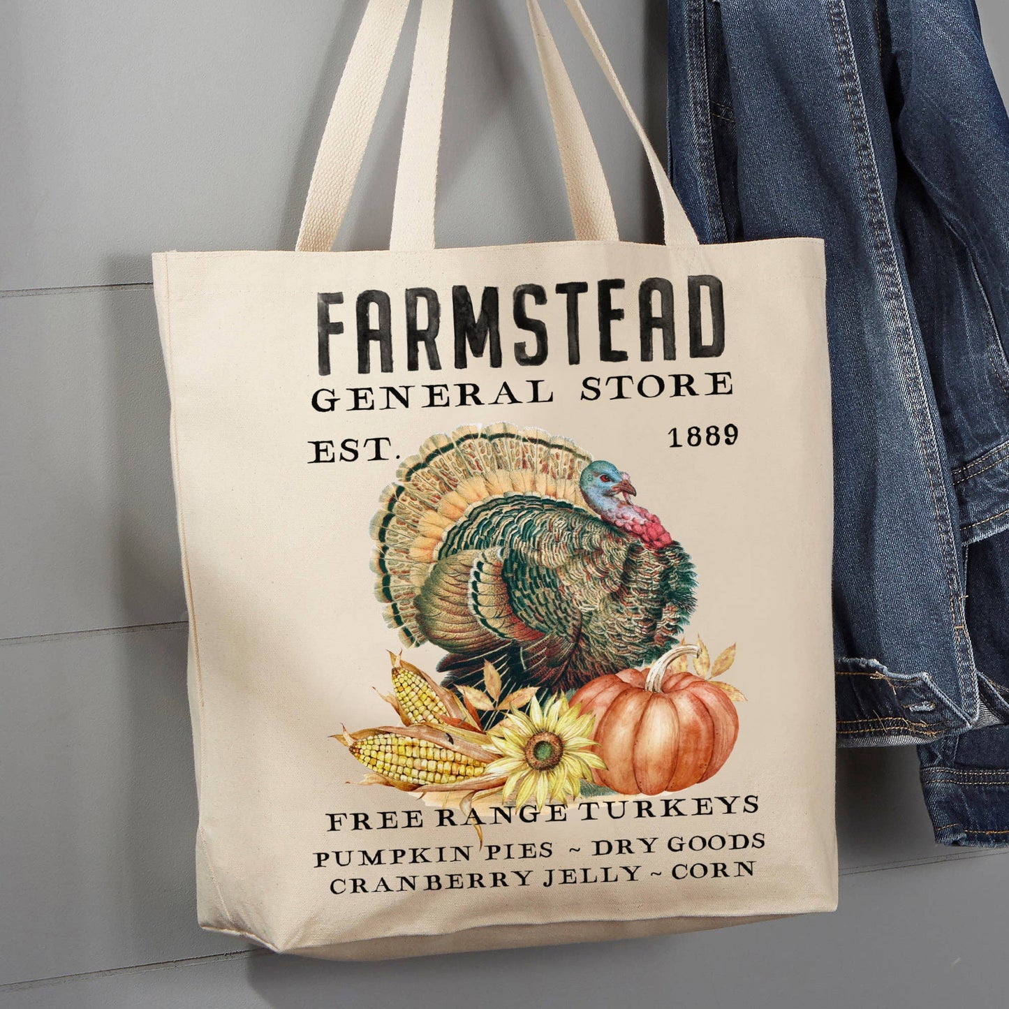 Farmstead General Store Turkey 12 oz  Tote Bag
