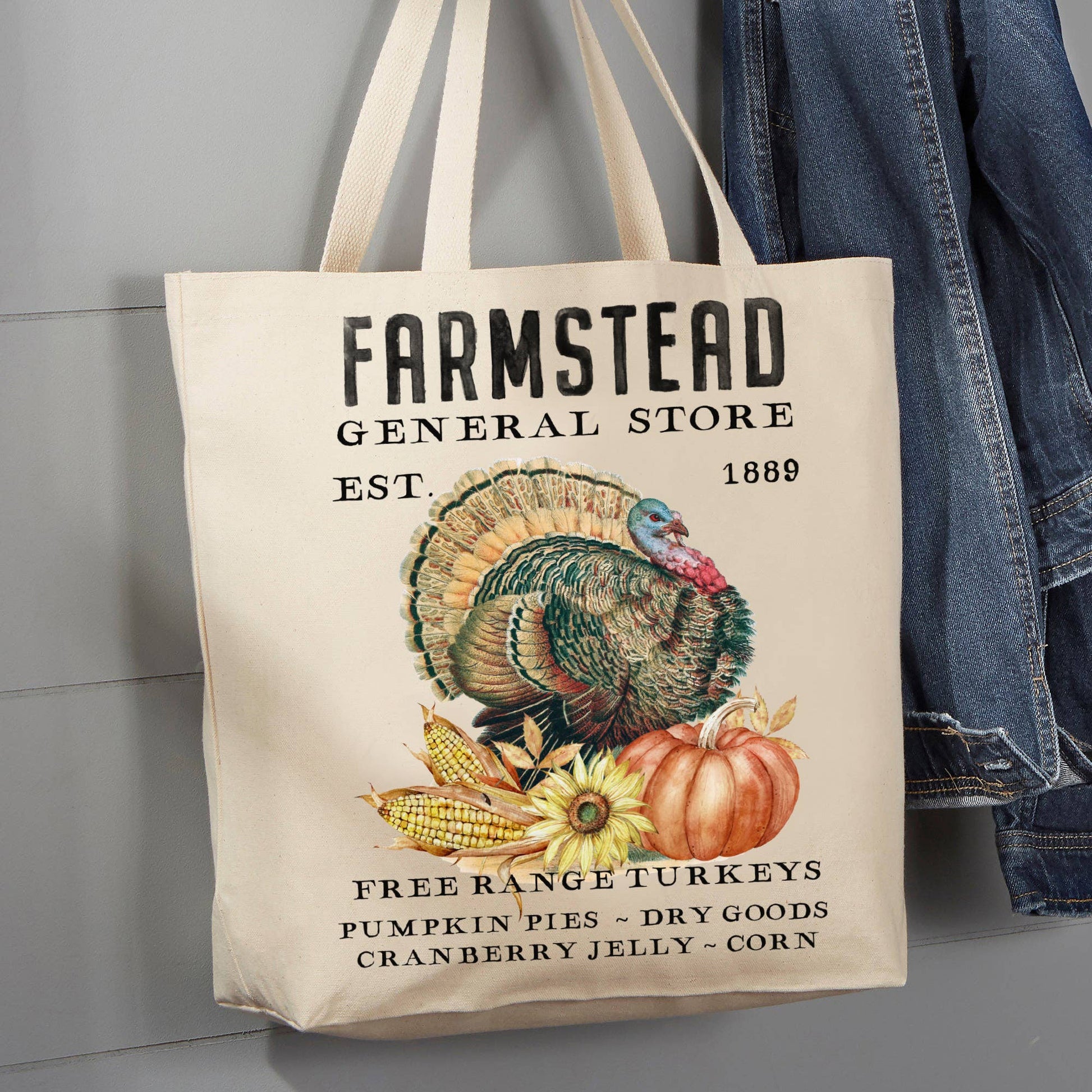 Farmstead General Store Turkey 12 oz  Tote Bag