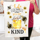 Vintage Bees Flowers Insect Kitchen Cotton Terry Towels