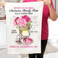 Washington DC State Flower American Beauty Souvenir Cotton Terry Towel
