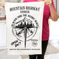 Moutain Highway Diner Always Take the Scenic Route Cotton Terry Towel
