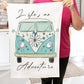 Life is an Adventure VW Bus Hippie Cotton Terry Towel