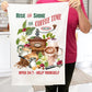 Rise and Shine Coffee Latte Cotton Terry Towels