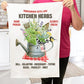 Homegrown Kitchen Herbs Basil Cotton Terry Towels