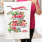 Farm Fresh Pomegrantes 2 Tier Tray Kitchen Cotton Terry Towels
