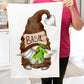 Gnome Herbs Basil Kitchen Cotton Terry Towel