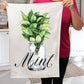 Farm Fresh Herbs Sage Kitchen  Terry Towel