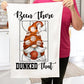 Gnome Baseball Orange & Blue Team Colors  Terry Towel