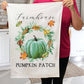 Farm Fresh Pumpkin Plaid, Cotton Terry Towels