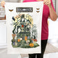 Halloween Black Cat Candy Co. Kitchen  Terry Towel