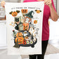 Halloween Dog Lover Trick or Treat  Terry Towel