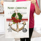 Christmas Sleigh Rides Snowman  Terry Towel