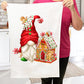 Merry Christmas Santa's Bakery  Terry Towel